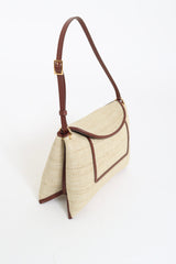 Penelope Slouch Bag Raffia - Beige Raffia