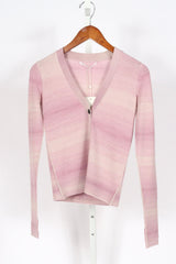 Featherweight Slim Cardigan - Space Dye Pink