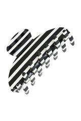 Elisa Claw Clip - Black/White