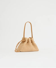 Drawstring Pouchette - Natural