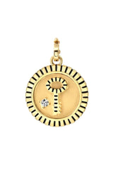 Key Pendant - Yellow Gold