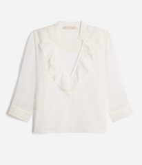 Grenet Blouse - Blanc