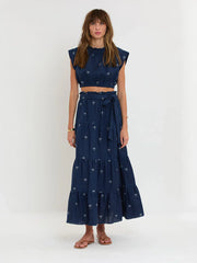 Sanaa Skirt - Zafi Navy