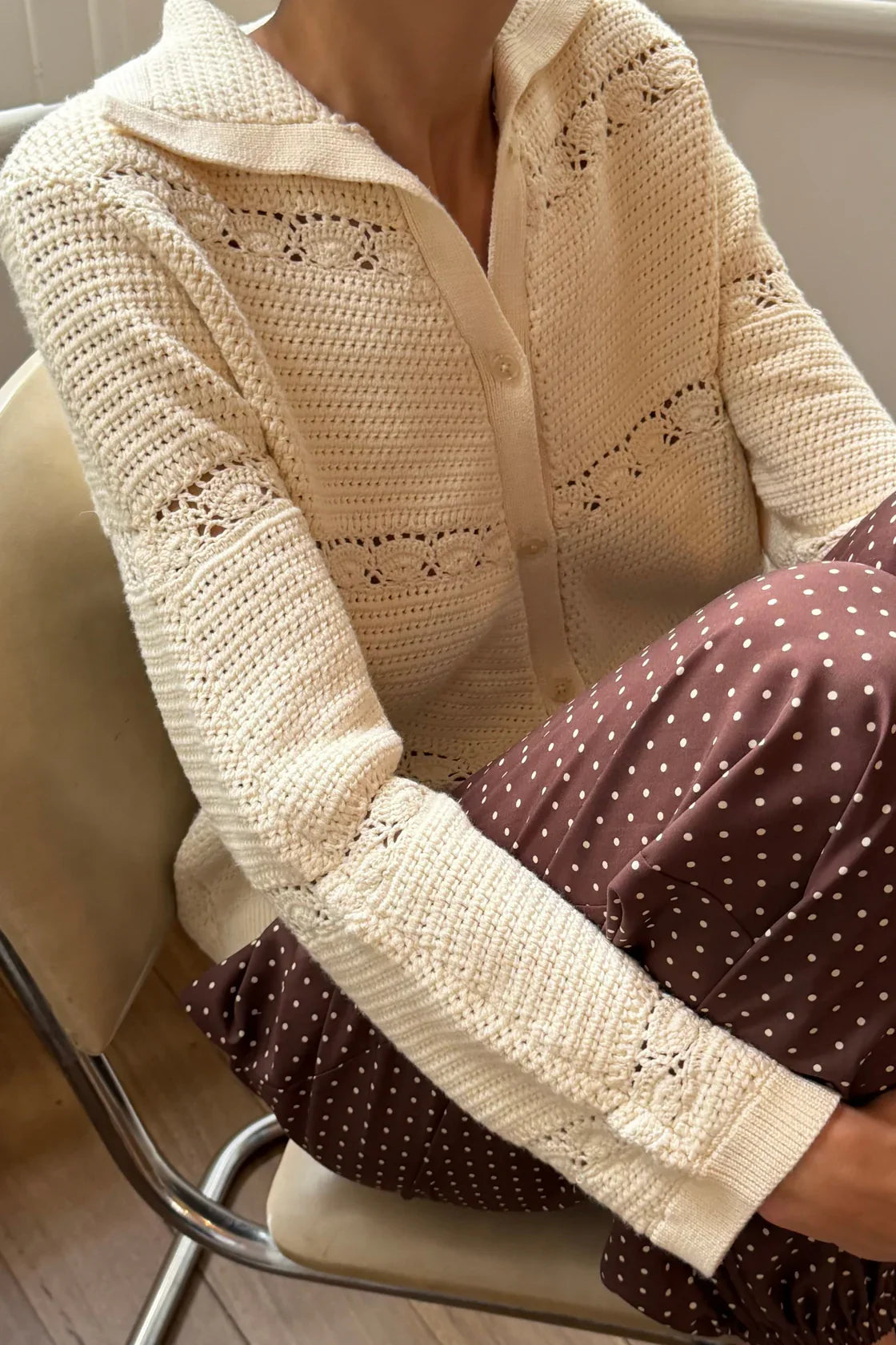 Dylan Cardigan - Pearl