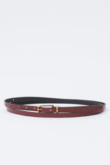 Dijon Double Wrap Belt - Garnet