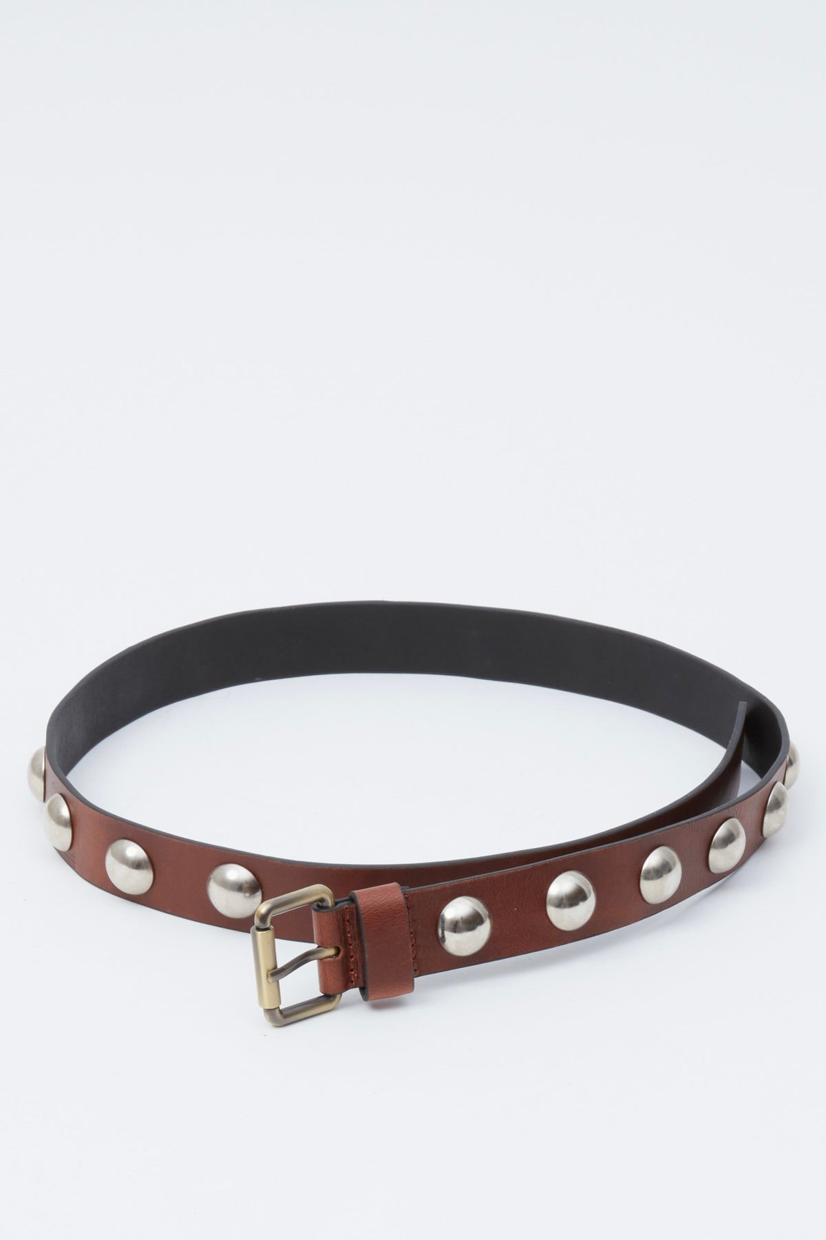 Studded Belt - Saddle