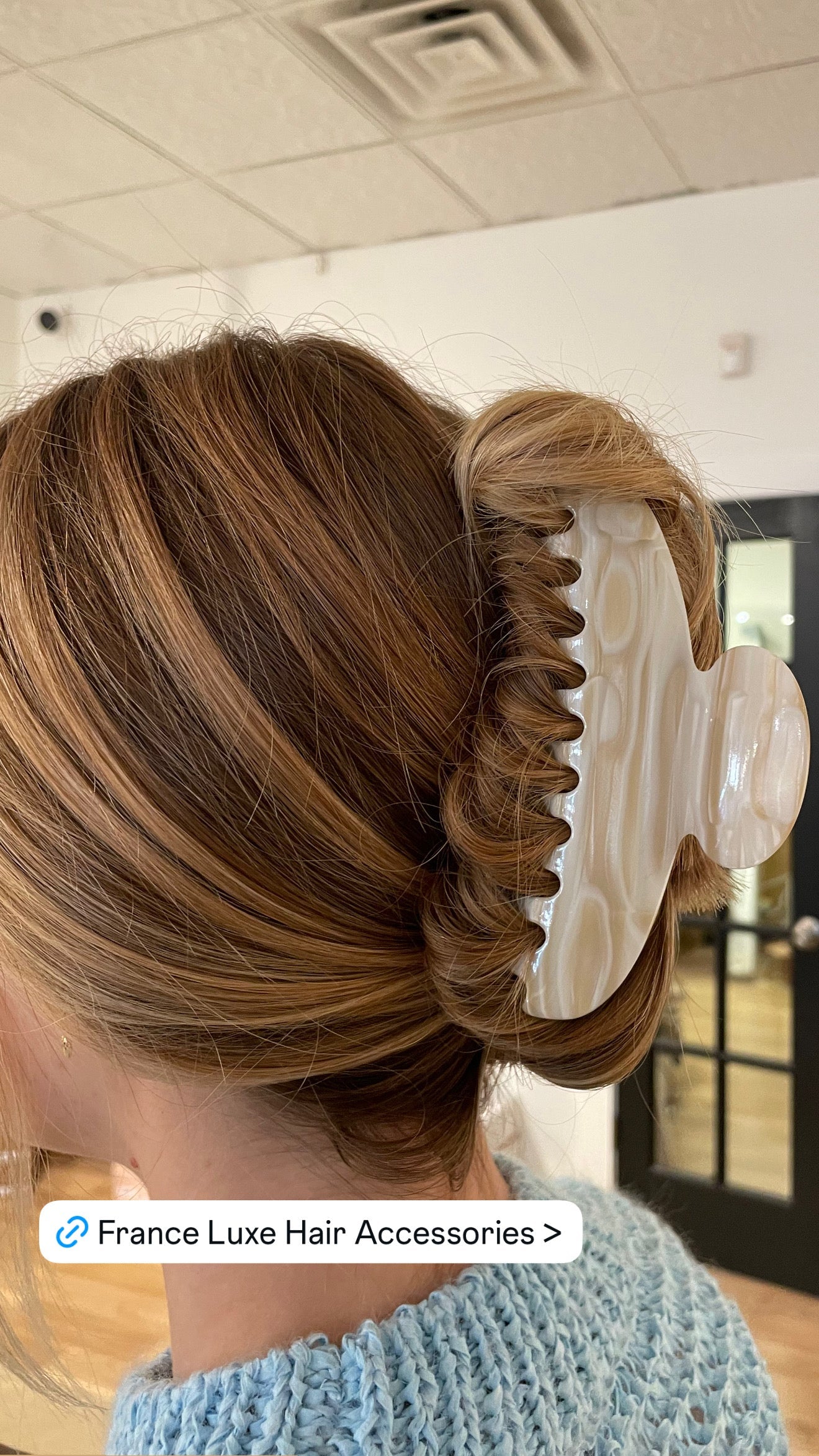 Jumbo Couture Claw Clip - Classic - Alba