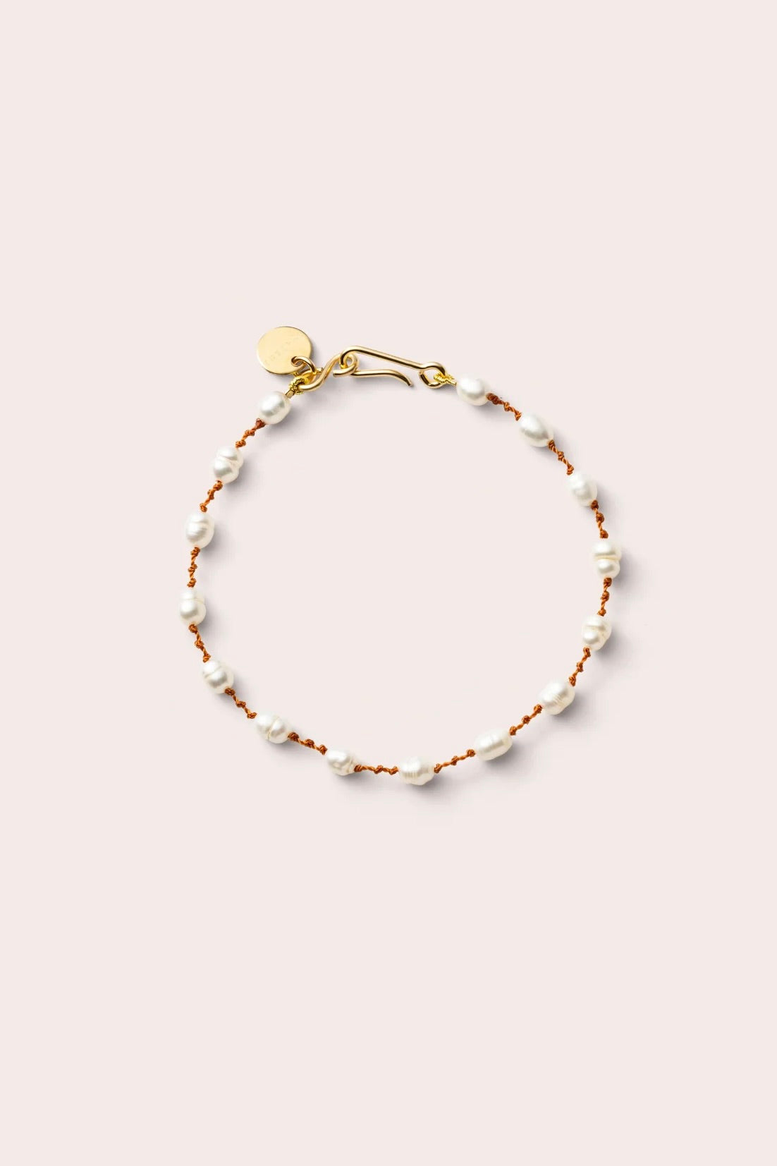 Bird Mini Bracelet - White Freshwater Pearl