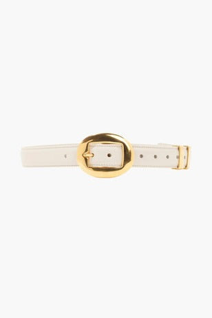 Vintage Brass Buckle Belt - Enoki