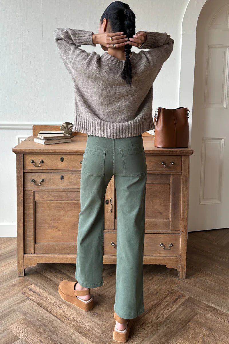 Vintage Army Pant Long - Vintage Green