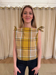 Copeland Plaid Top - Yellow