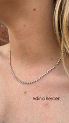 Diamond Cluster Half Riviera - 14K Yellow Gold (By Special Order)