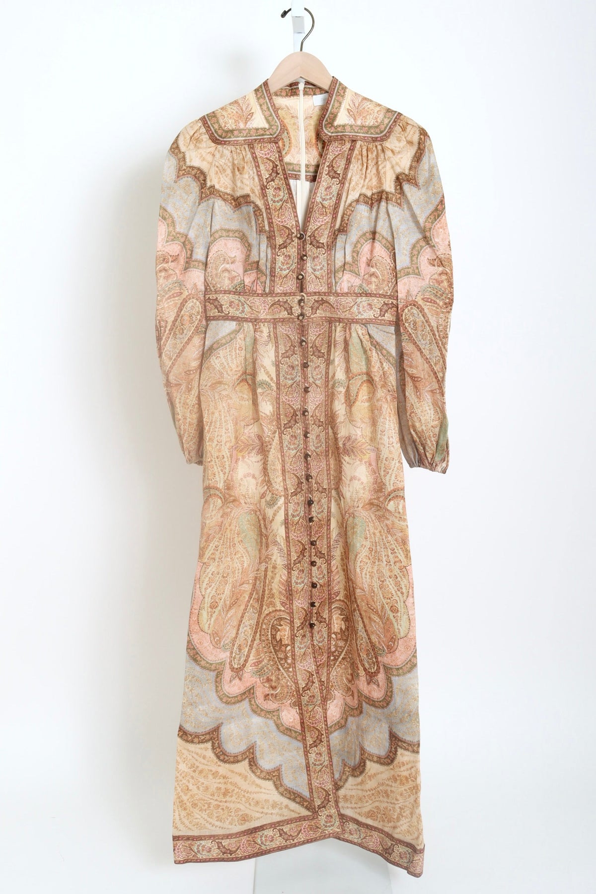 Wanderlust Plunge Midi Dress - Tapestry