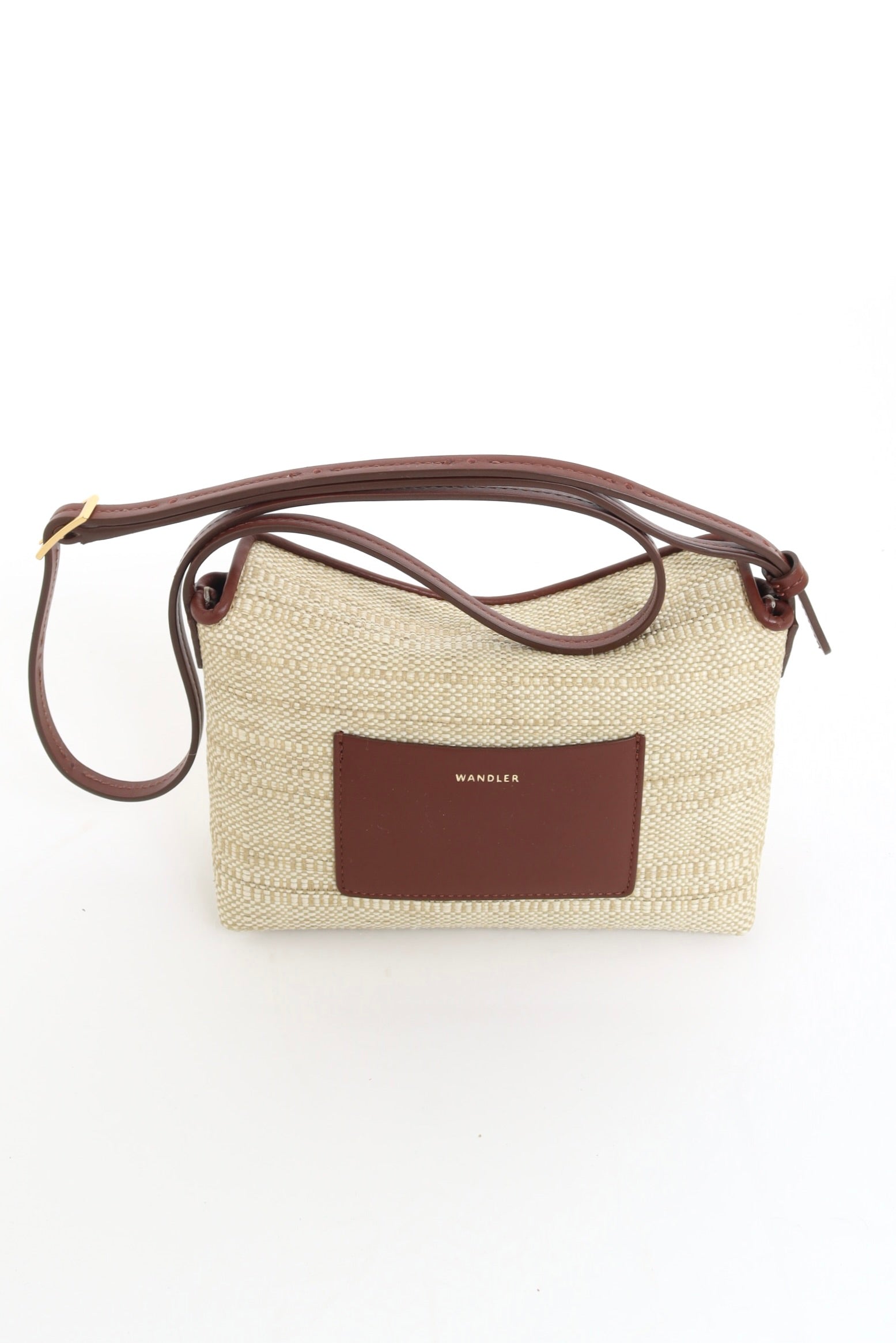 Penelope Slouch Mini Raffia - Beige Raffia