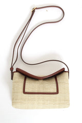 Penelope Slouch Mini Raffia - Beige Raffia