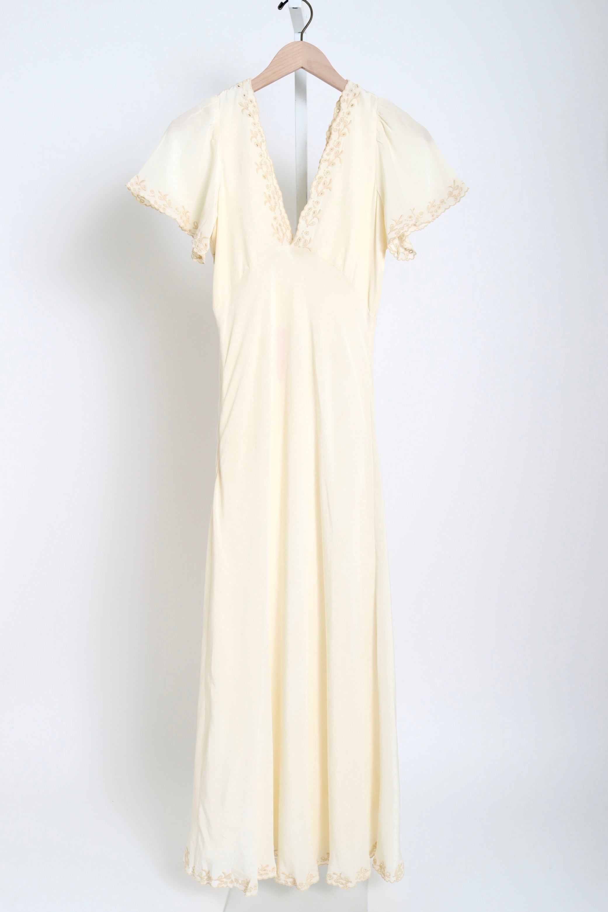 Brunello Silk Dress - Cream