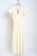 Brunello Silk Dress - Cream
