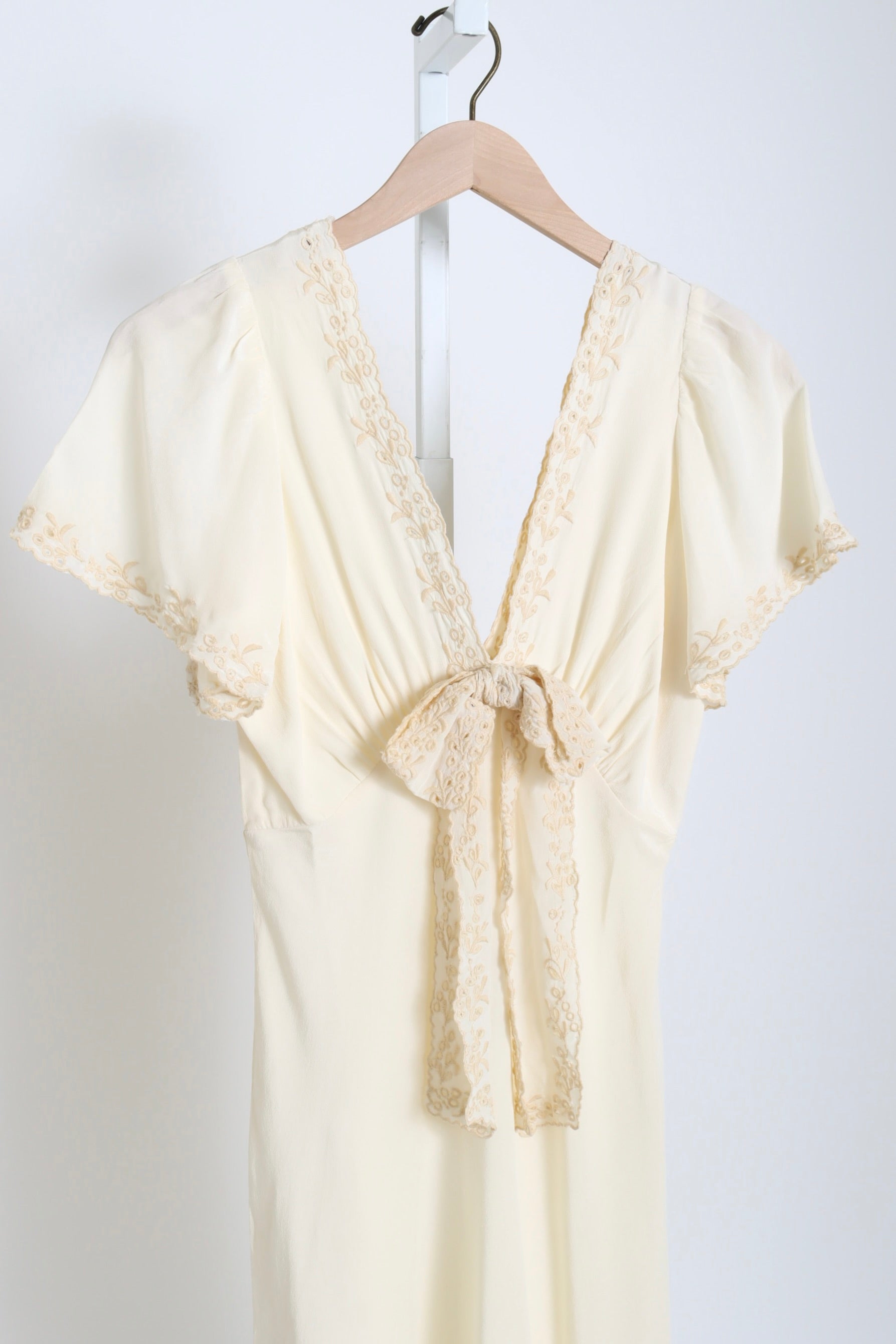 Brunello Silk Dress - Cream