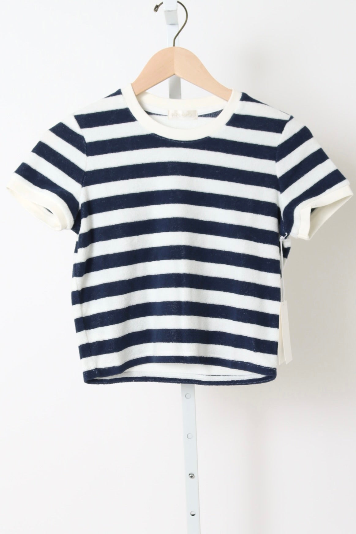Carpi Tee in Terry - Navy / Ivory