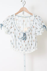 Nera Top - Fleurs de Bordeaux (By Phone Order Only)