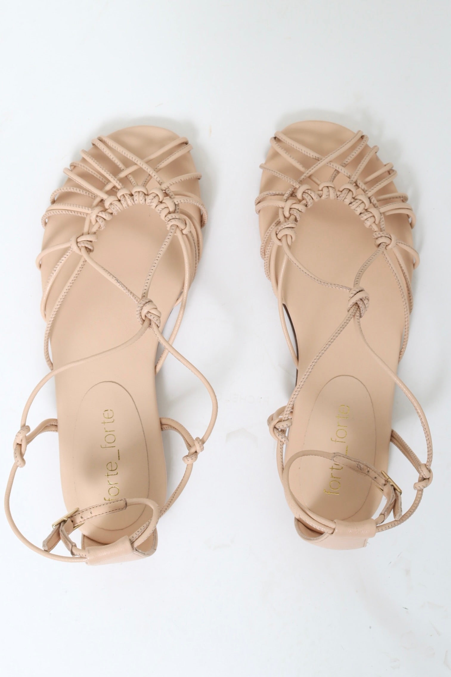 14702_ My Shoes - Flat Sandals with Tubular Laces - Alba
