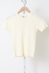 Georgia S/S Knit - Cream