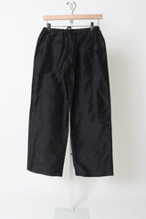 The Taffeta Drawstring Cargo Pant - Jet