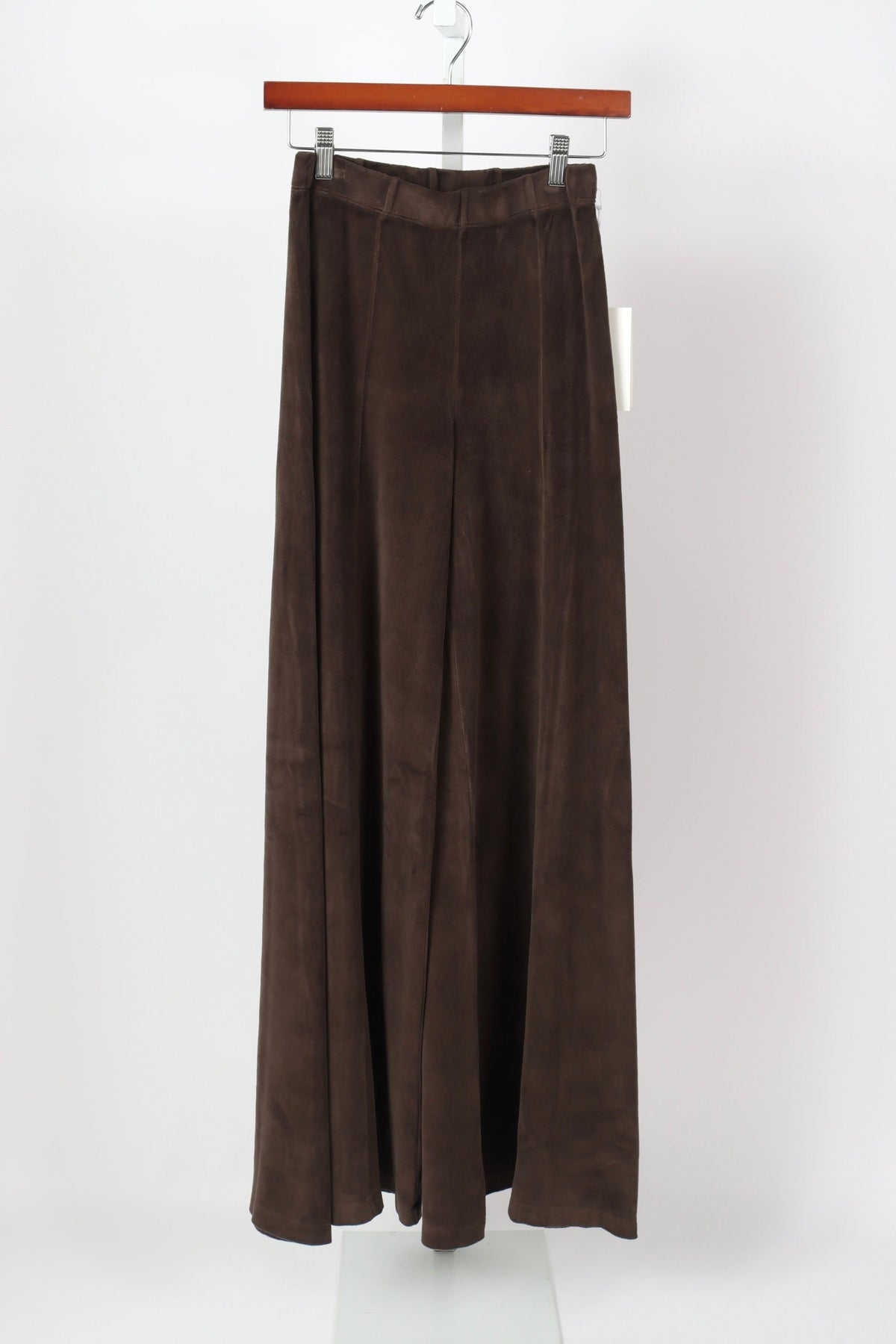 The Megalo Palazzo Pants in Terry - Walnut