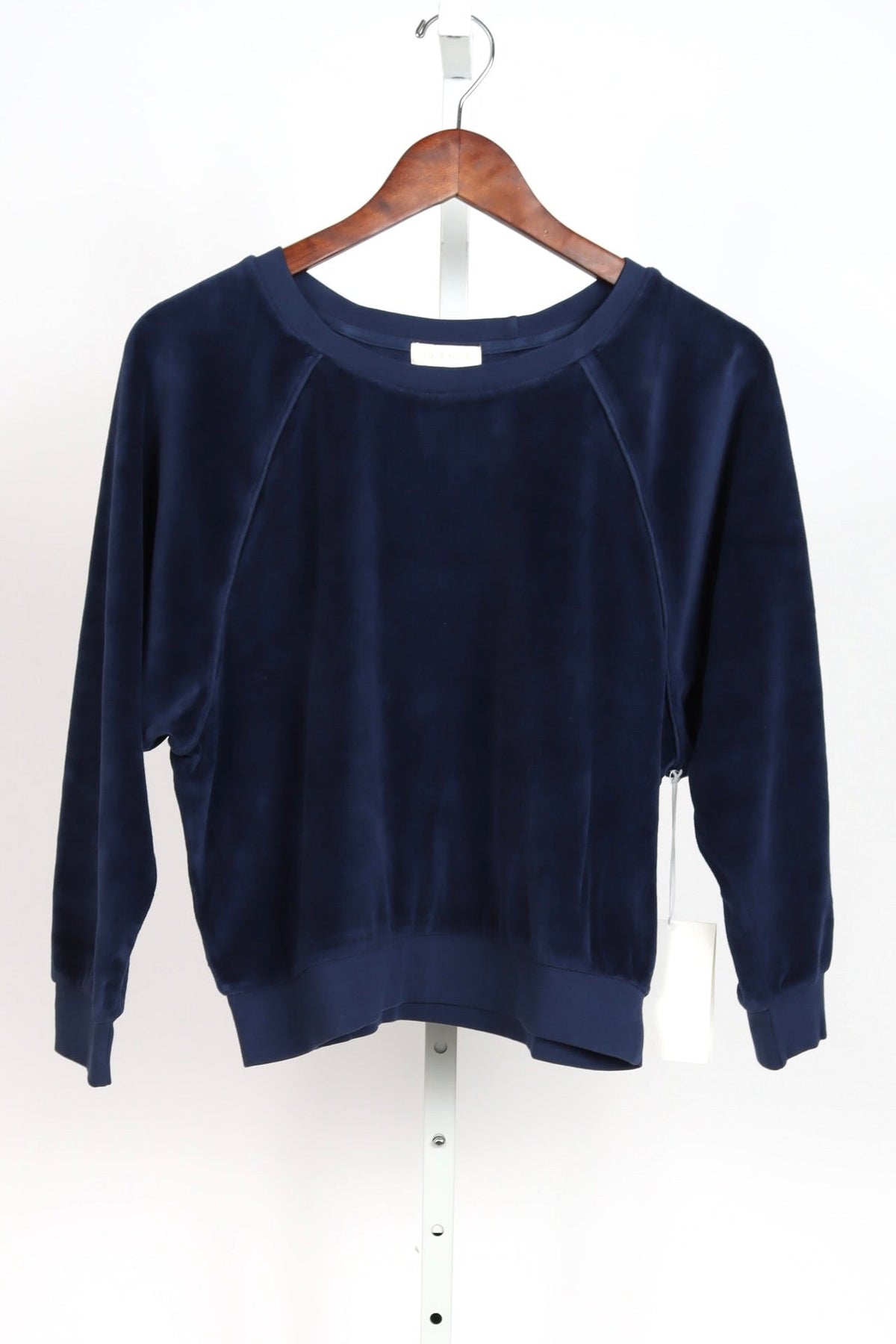 Saba Raglan Top Velour - Royal Navy