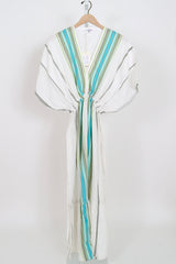 Leila Plunge Dress - Genet Mint