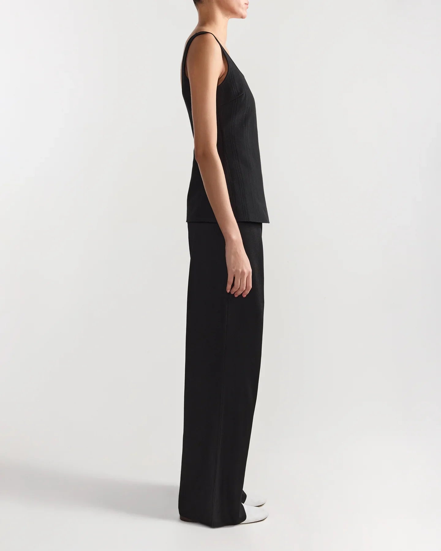 Inna Top - Tonal Stripe - Black (By Phone Order Only)