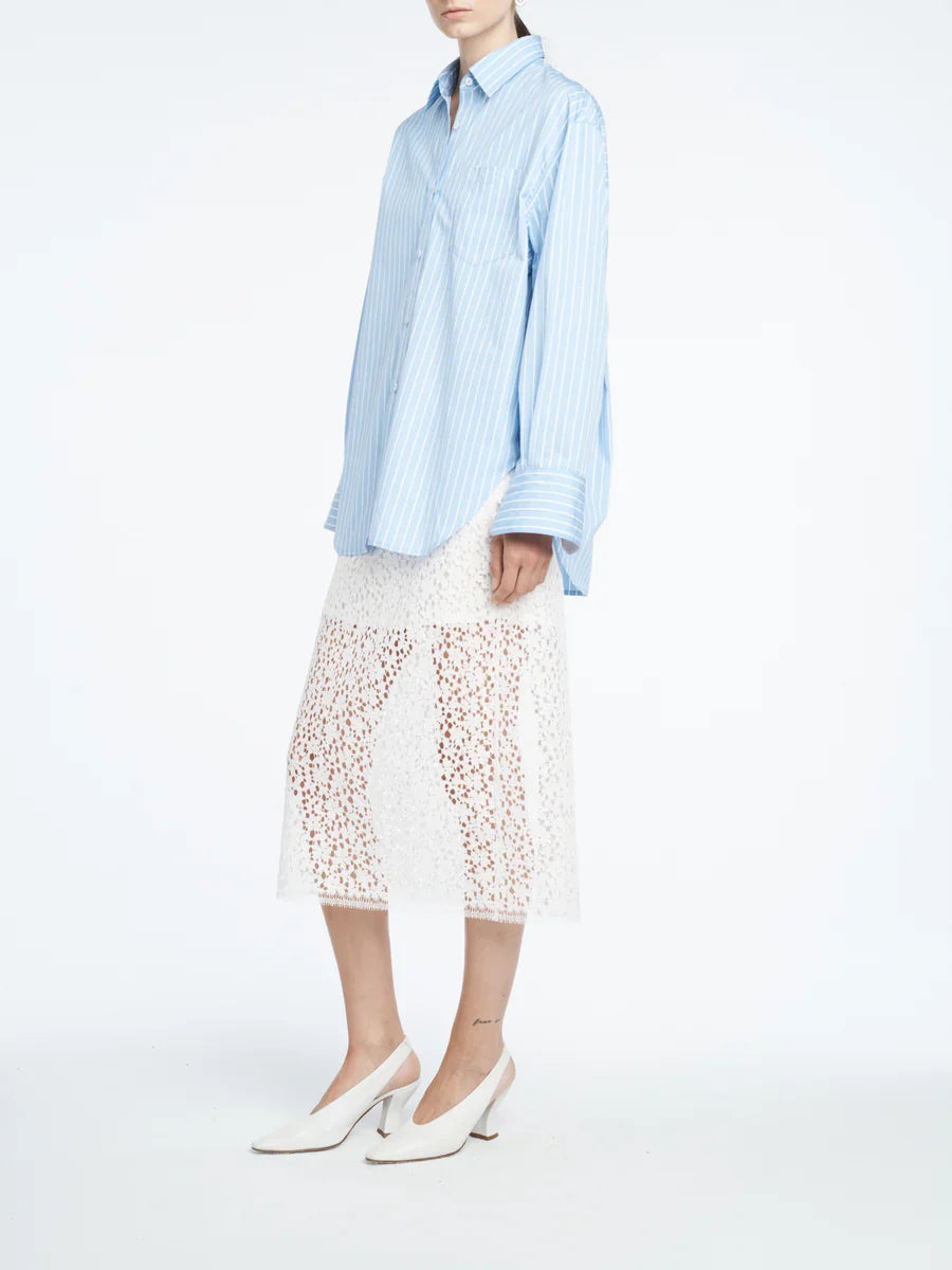Tunic Shirt - Sky Blue Stripe