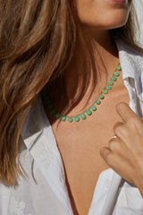 Evergreen Necklace - Chrysoprase Snake