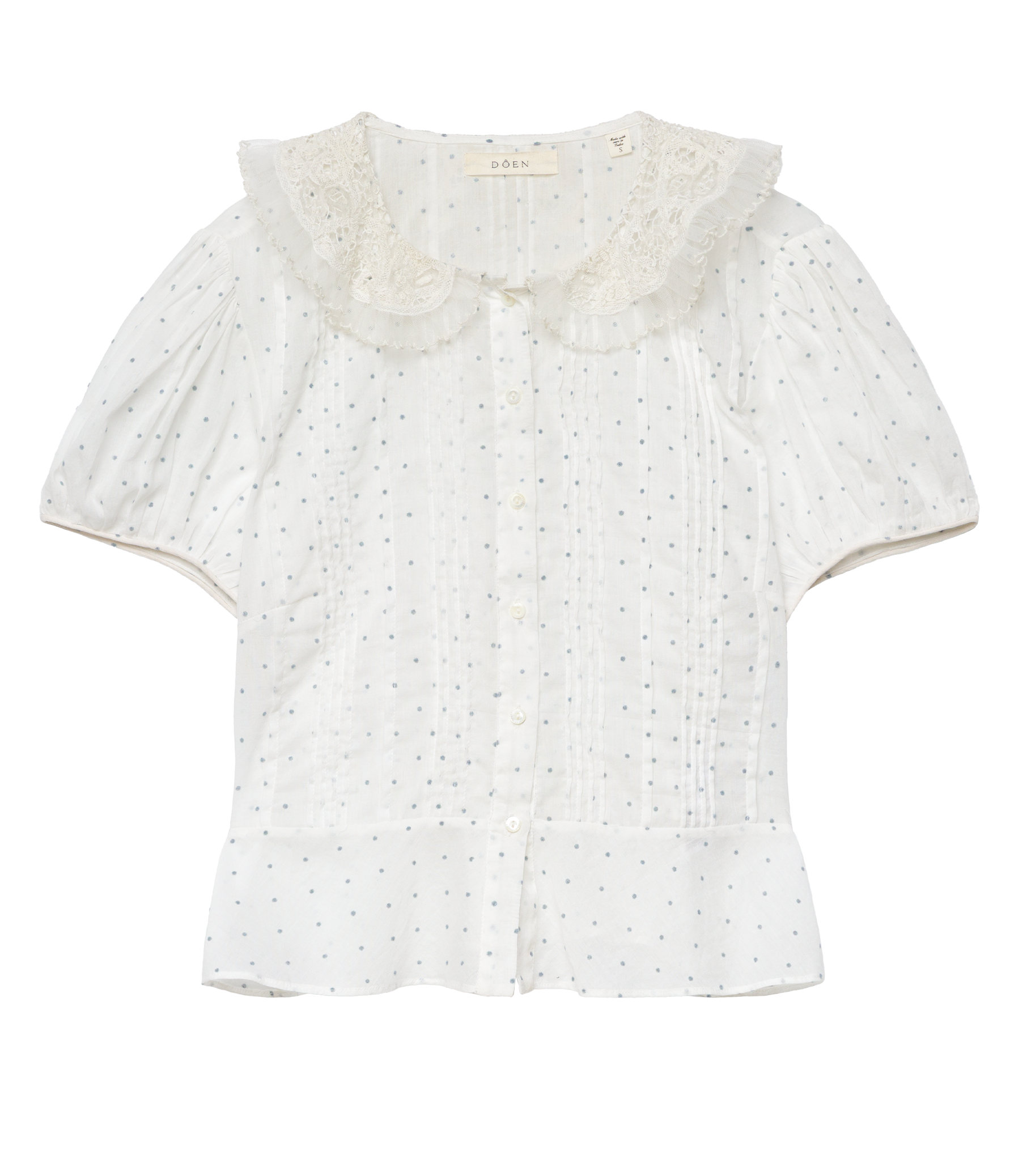 Oleta Top - Salt Flock (By Phone Order Only)