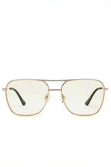 Hooper Reading Glasses - Polished Gold Yellow