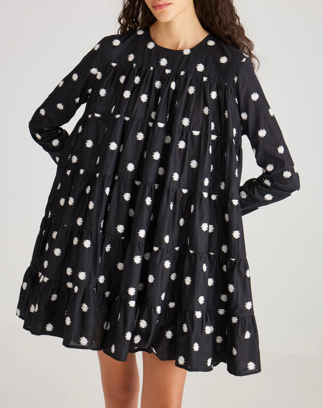 Soliman Dress - kat Emb Dot