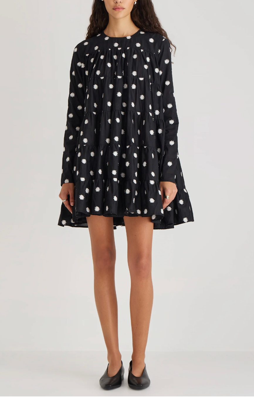 Soliman Dress - kat Emb Dot