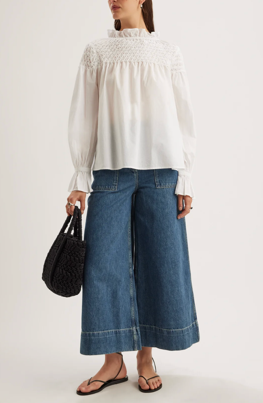 Majorelle Blouse - White