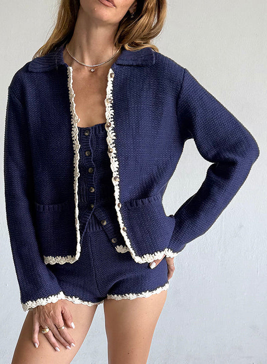 Reyla Cardigan - Midnight Navy