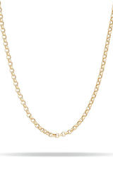 16" Rolo Chain - 14K Yellow Gold (By Special Order)