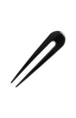 Long Tooth Chignon Pin - Classic - Black