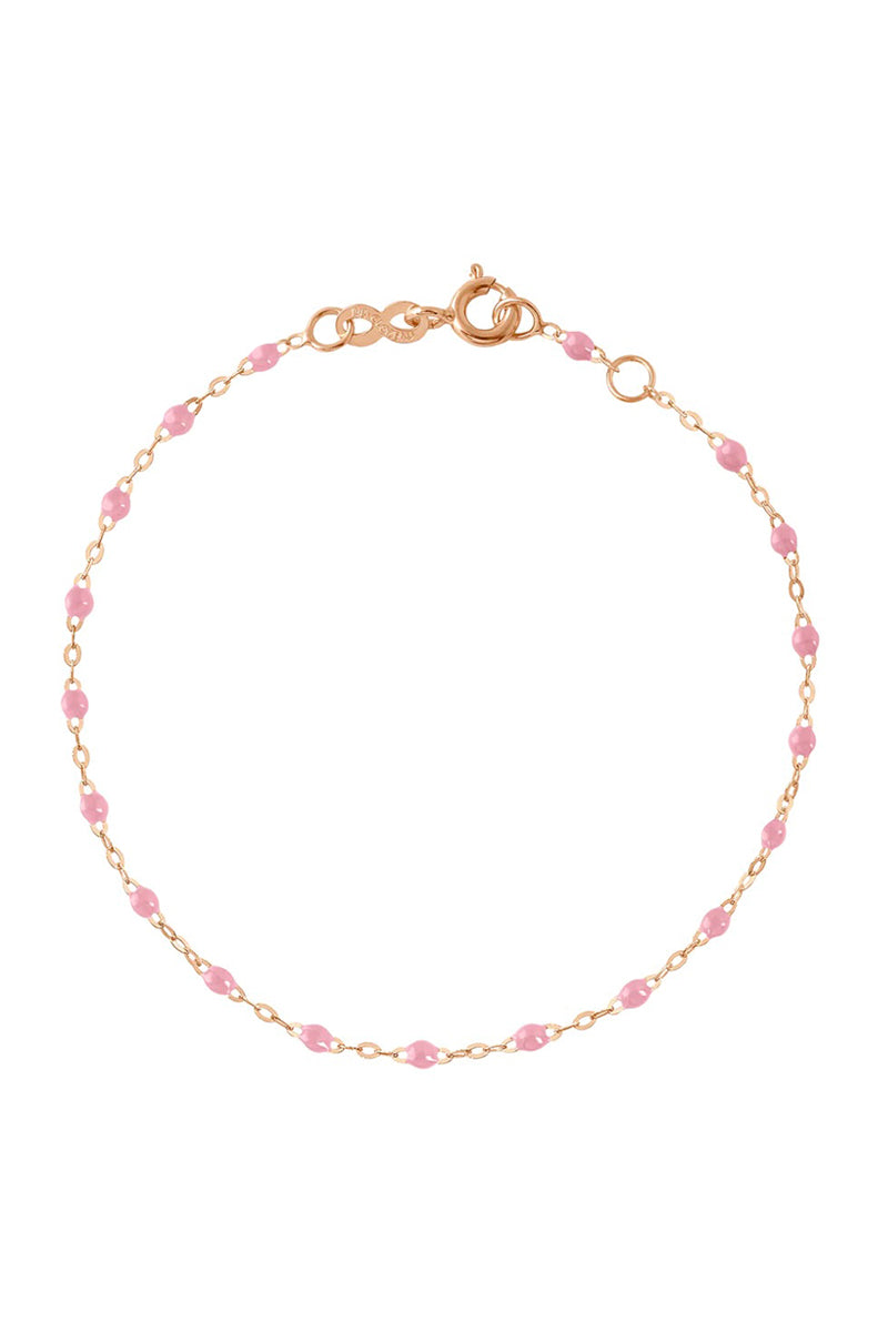 6.7" Classic Gigi Bracelet - Fuchsia + Yellow Gold
