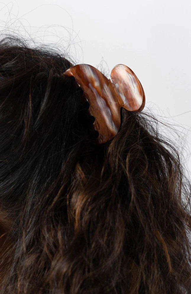 Small Couture Jaw - Classic - Caramel Horn