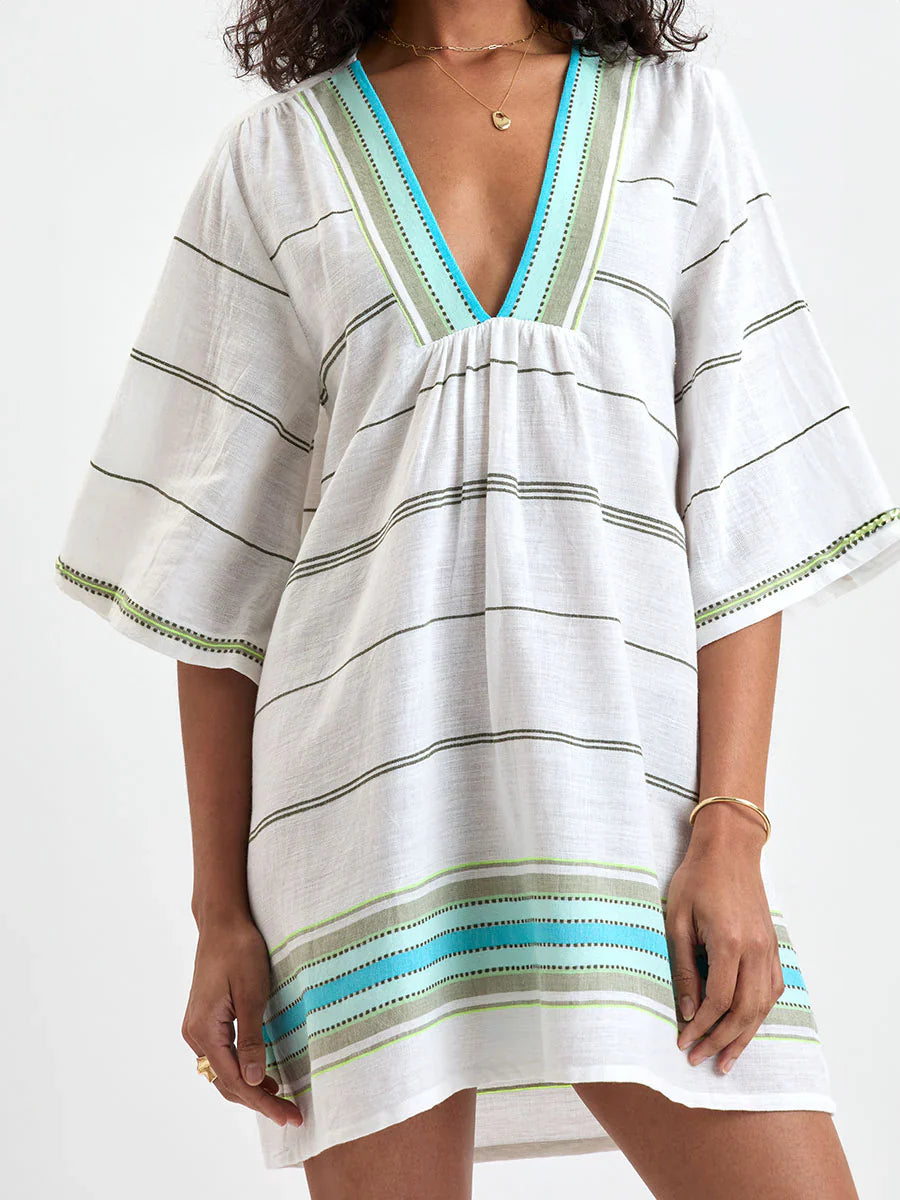 Belkis V-Neck - Genet Mint