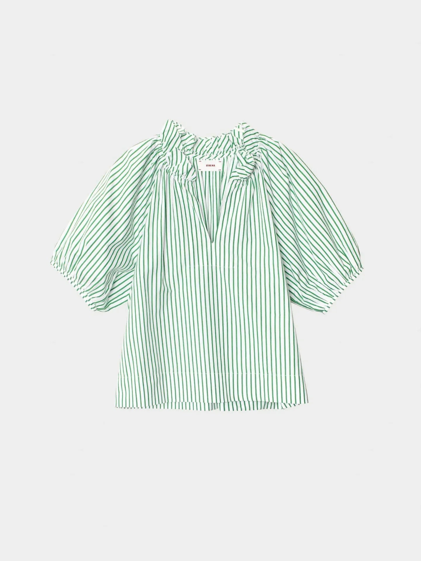 Clementine Top - Trellis Green